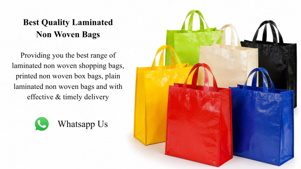 Home best quality laminated non woven bags