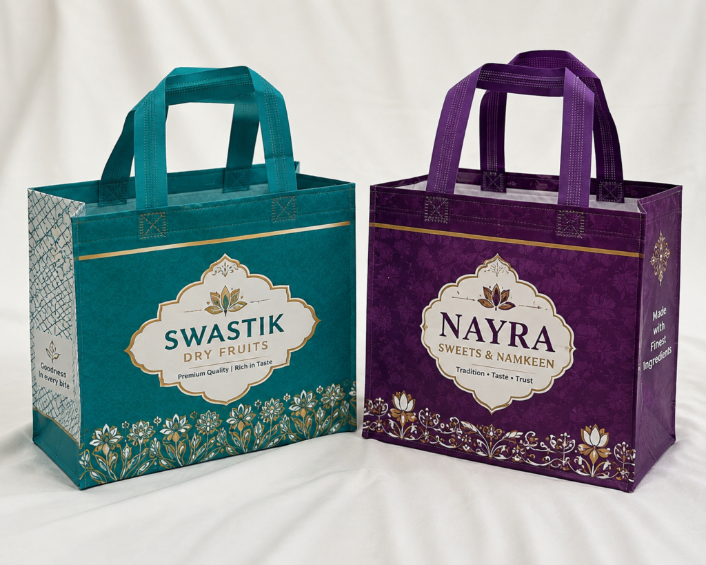 PRINTED BOPP BOX BAGS