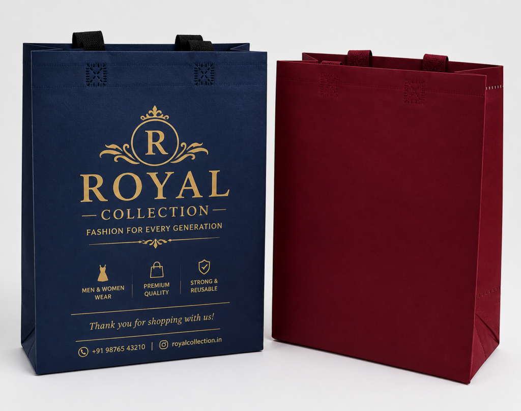 bopp silk screen bags